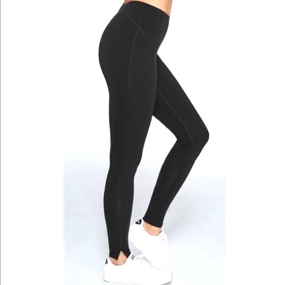 SPANX Pants - Spanx Everywear Split-hem Firm Control Leggings Medium